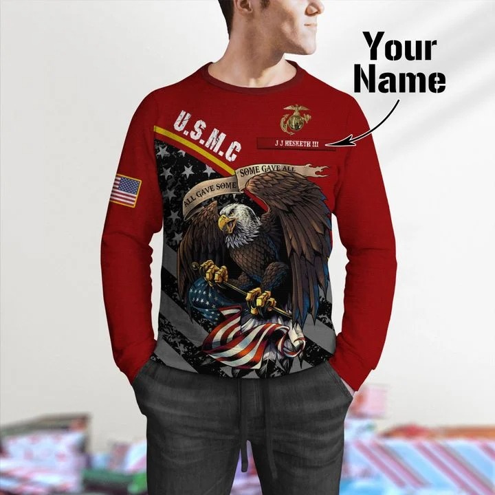 Usmc all gave some some gave all christmas sweater- pic 1