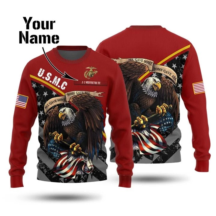 Usmc all gave some some gave all christmas sweater