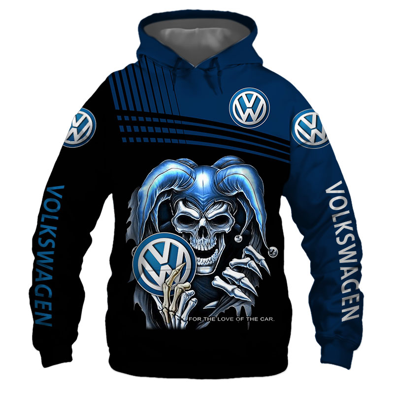 Volkswagen Skull 3D All Over Print Hoodie