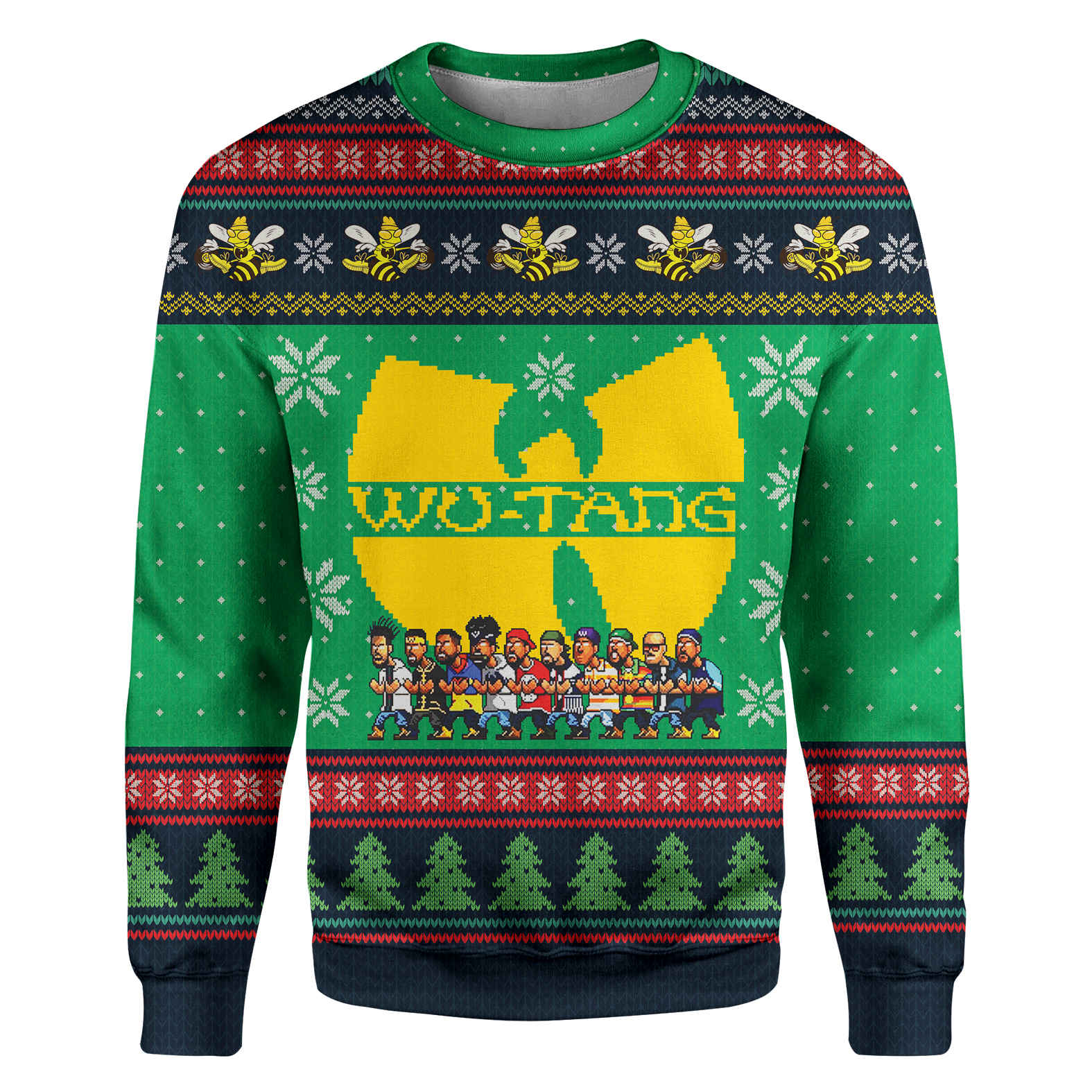 Wu tang christmas 3d sweatshirt – Teasearch3d 161020