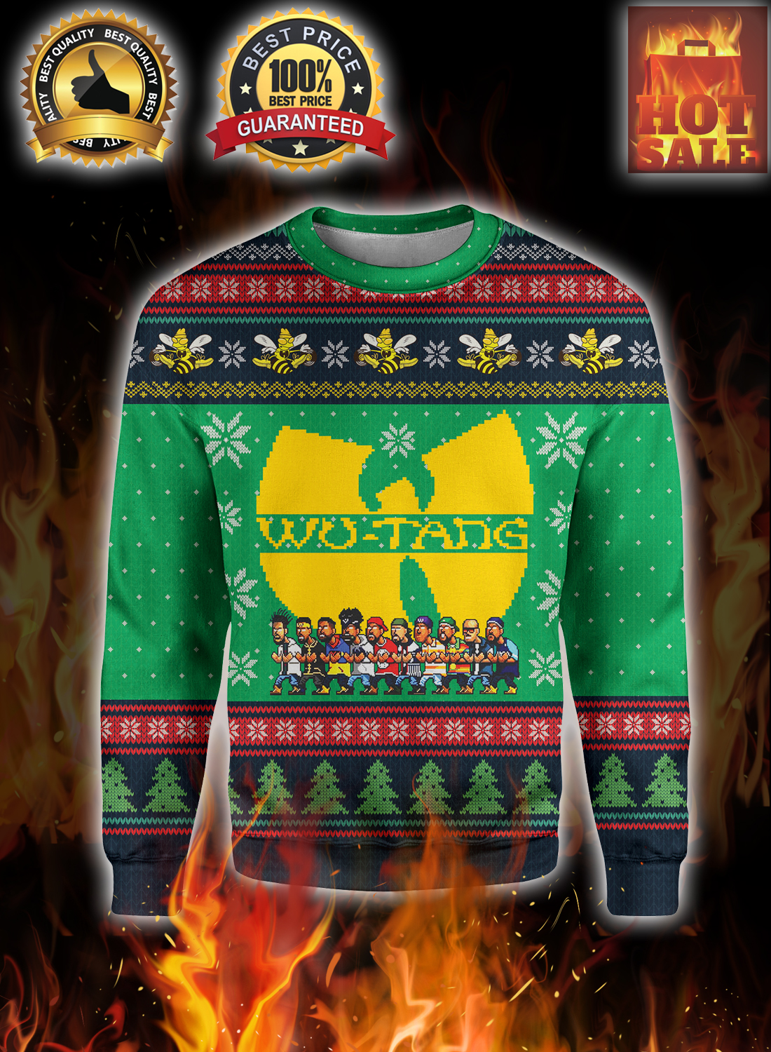 Wu-tang ugly christmas sweater – Hothot 161020