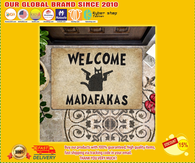 Cat Welcome madafakas doormat – LIMITED EDITION BBS