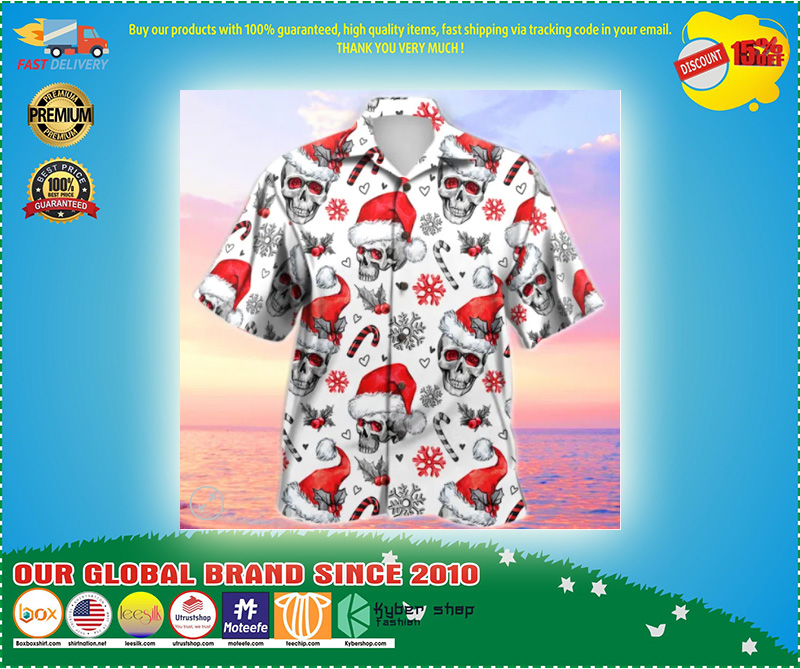Christmas Skull Hawaiian Shirt 2