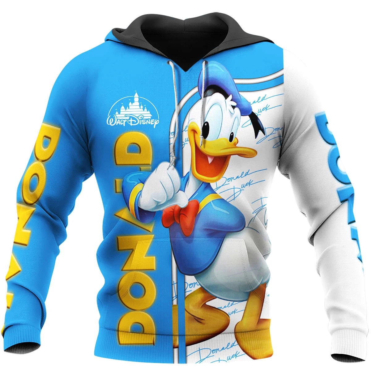 Donald duck disney 3d hoodie 1