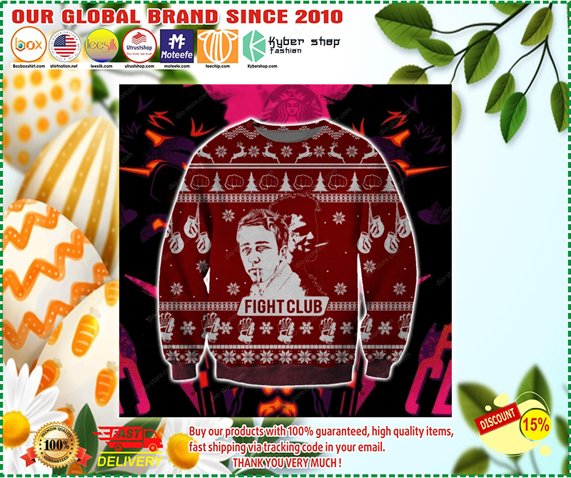 FIGHT CLUB UGLY CHRISTMAS SWEATER