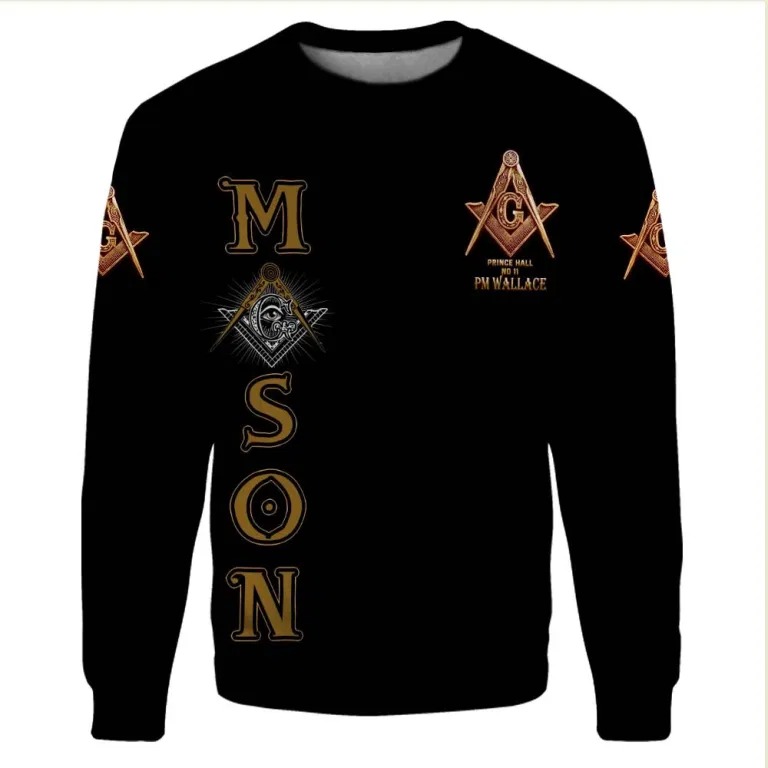 Freemasonry DS10-Personalized Your Lodge Name And Number 3D hoodie1