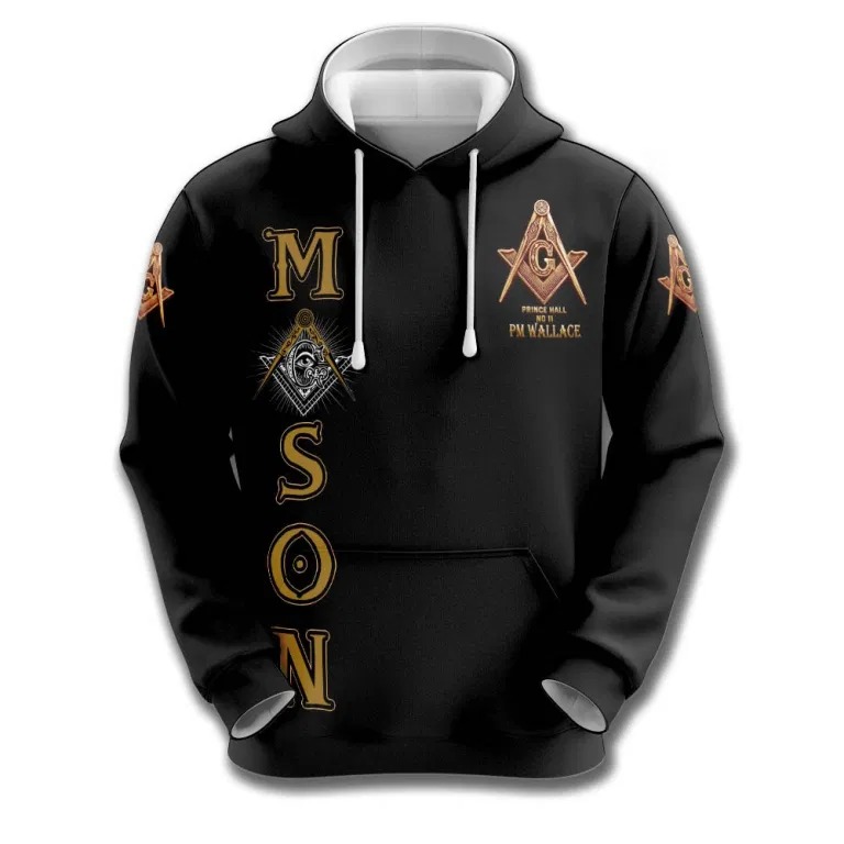 Freemasonry DS10-Personalized Your Lodge Name And Number 3D hoodie3