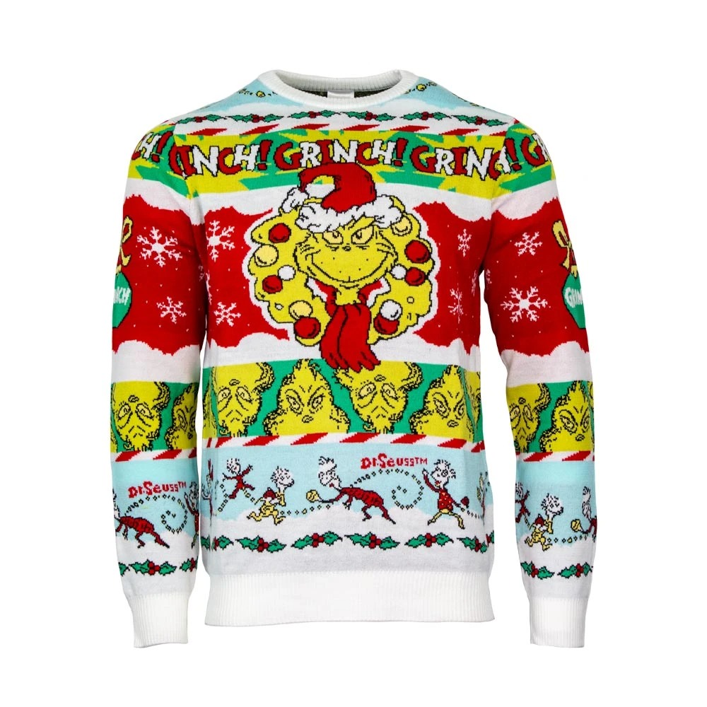 Grinch Dr Seuss ugly christmas sweater