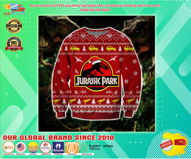 JURASSIC PARK UGLY CHRISTMAS SWEATER