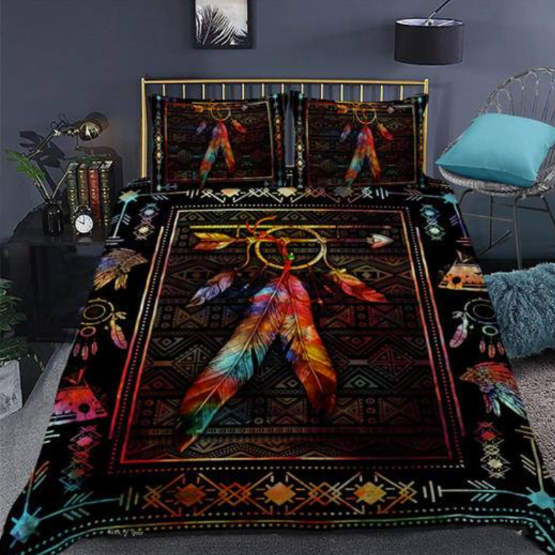 Native American Feather bedding set 1