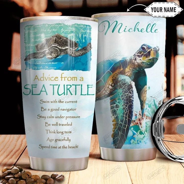 Personalized custom name advice from a sea turtle tumbler – Teasearch3d 021120