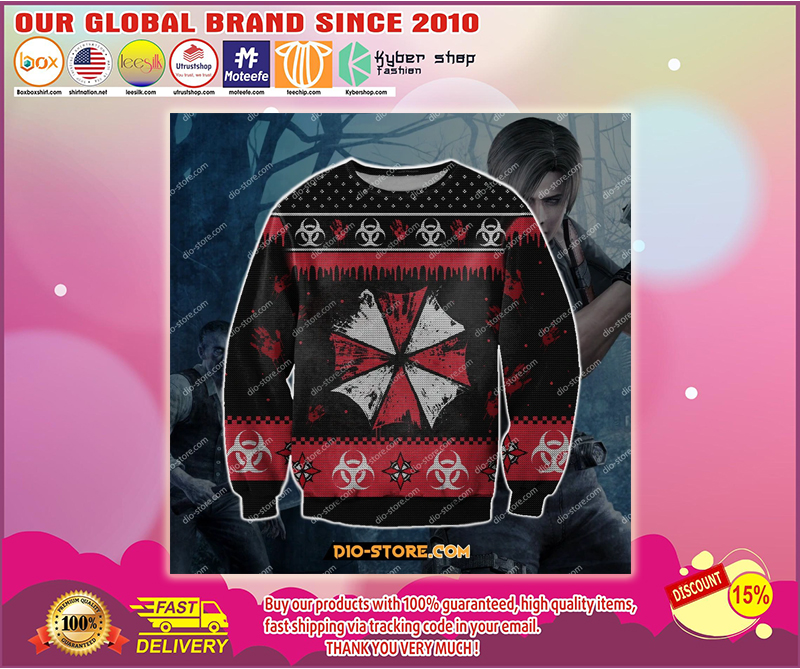 RESIDENT EVIL UGLY CHRISTMAS SWEATER