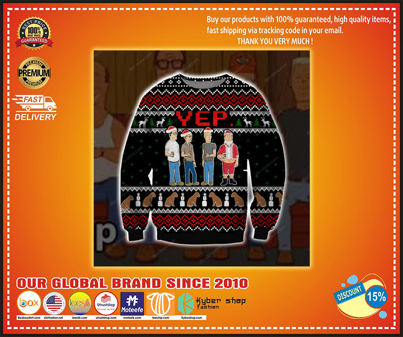 YEP KING OF THE HILL UGLY CHRISTMAS SWEATER – LIMITED EDITION BBS