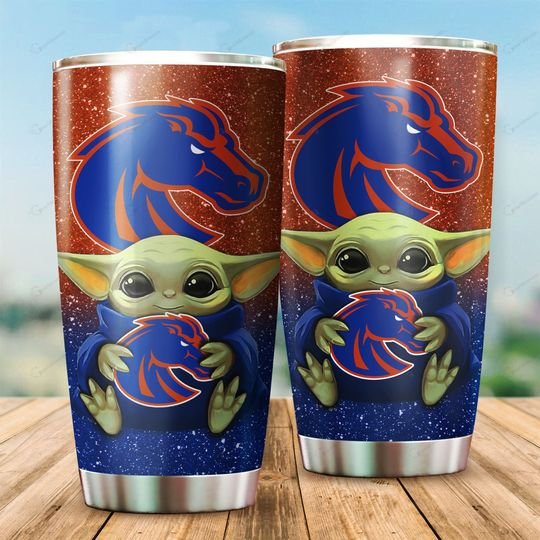 Boise State Broncos Baby Yoda Tumbler – LIMITED EDITION