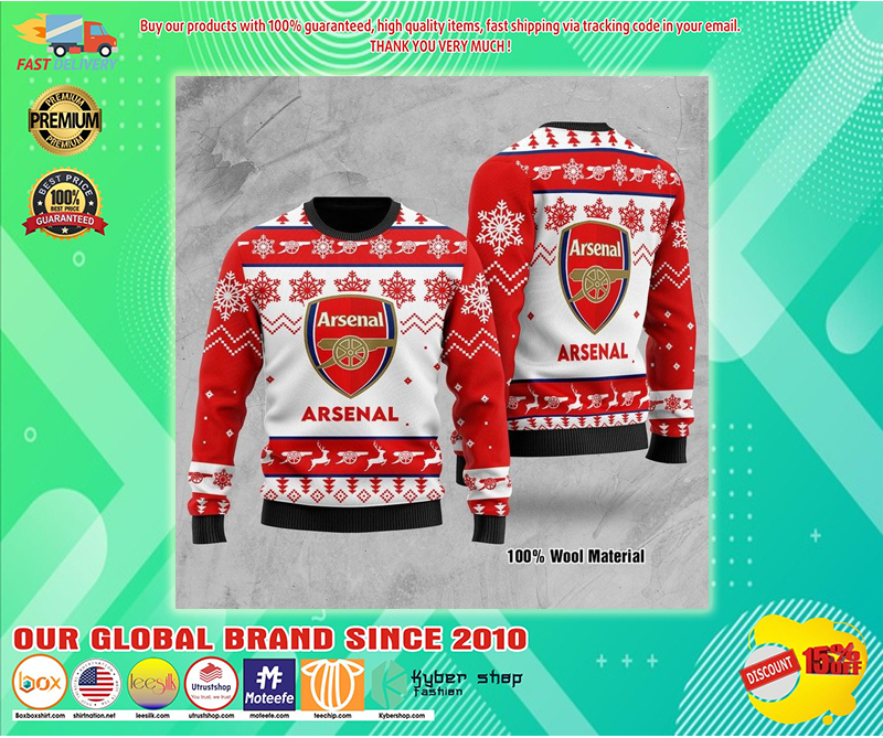Arsenal ugly christmas sweater – LIMITED EDITION BBS