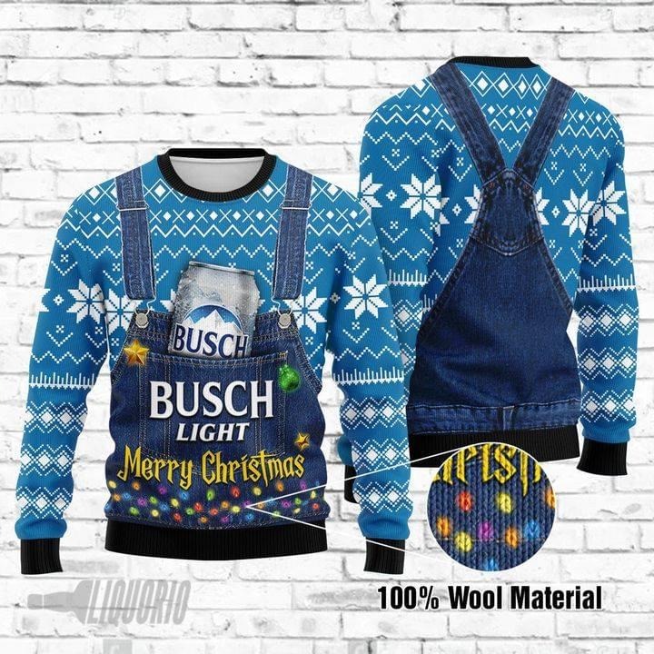 Busch light ugly Christmas sweater