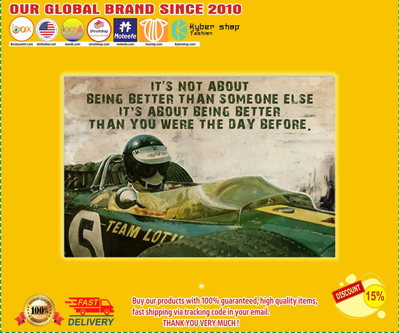 Classic FO Racer it's not about being better than someone else poster