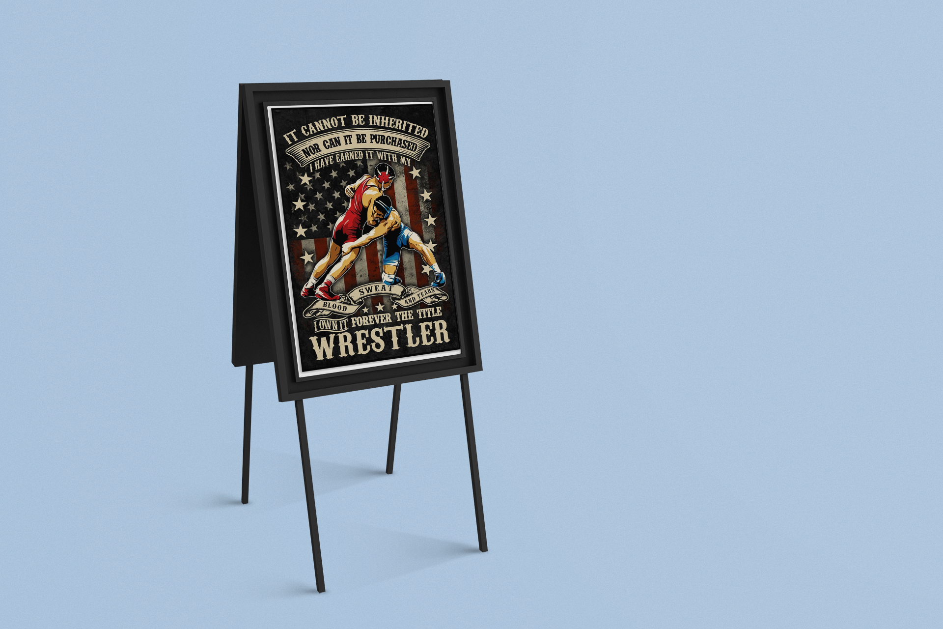 It cannot be inherited I own forever the title wrestler poster 3