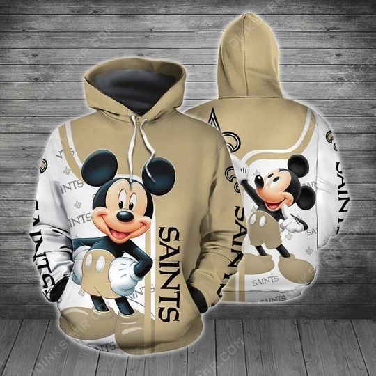 Mickey Mouse new orleans saints 3D Hoodie