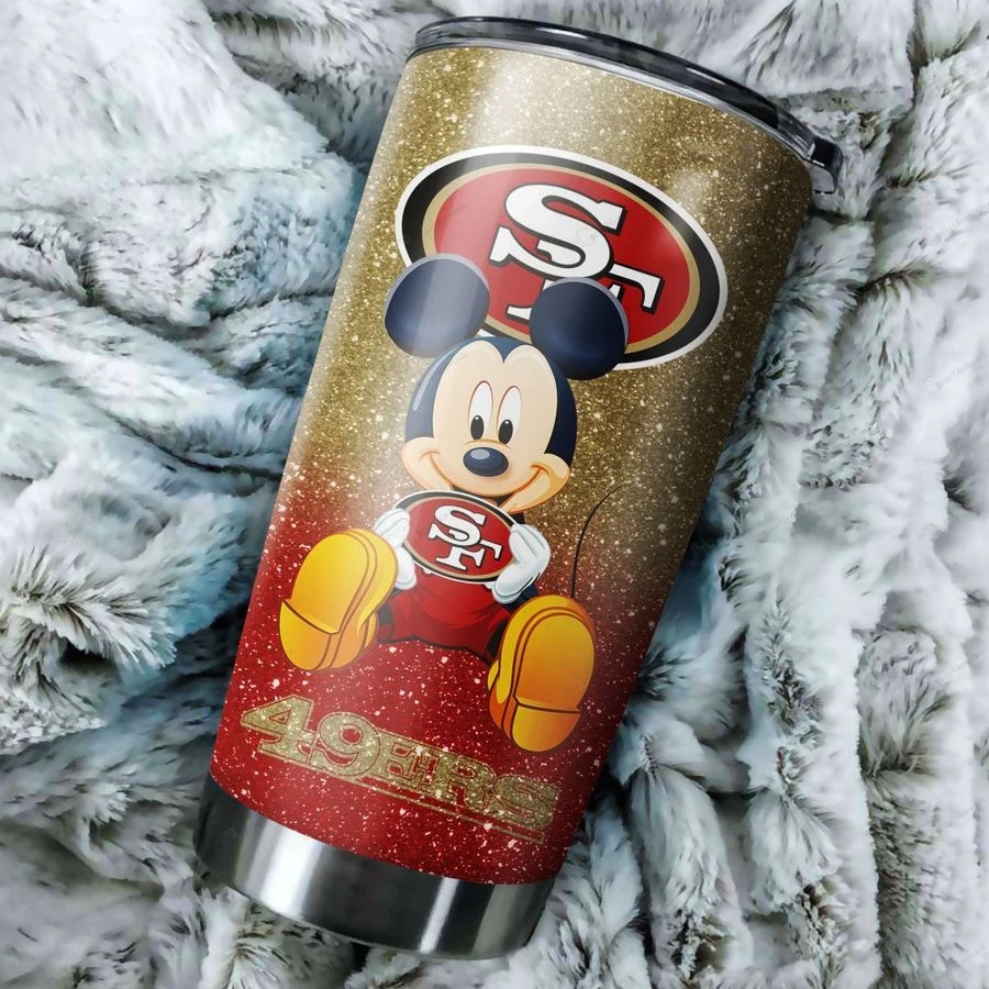 Mickey San Francisco 49ers custom name tumbler 1