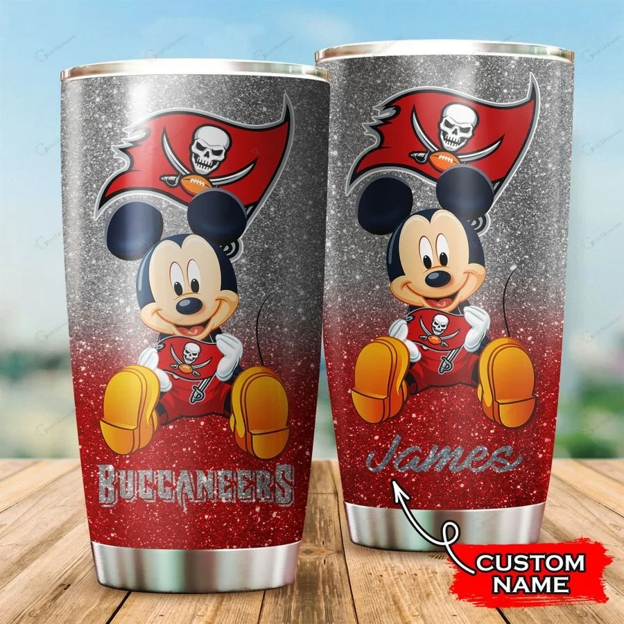 Mickey Tampa Bay Buccaneers custom name tumbler – LIMITED EDITION BBS