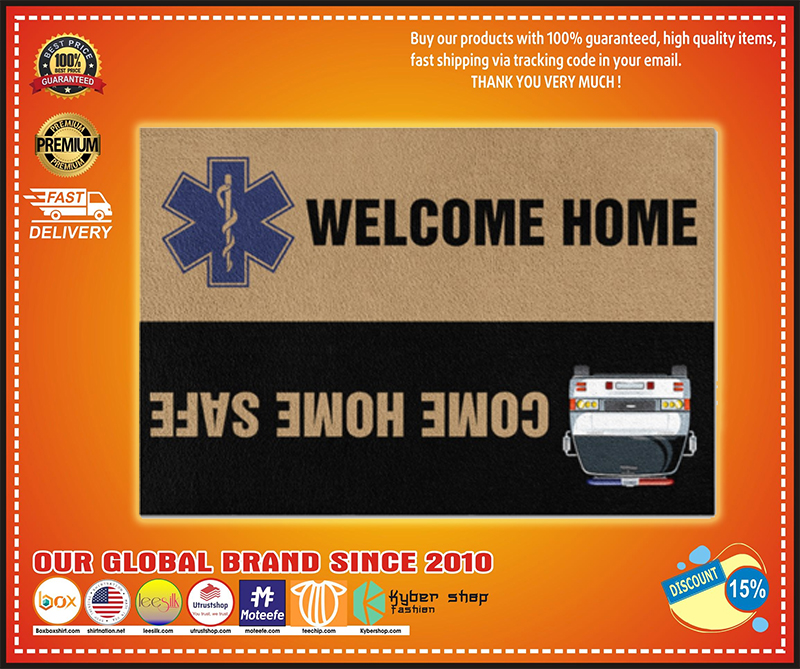 Paramedic welcome home doormat 1
