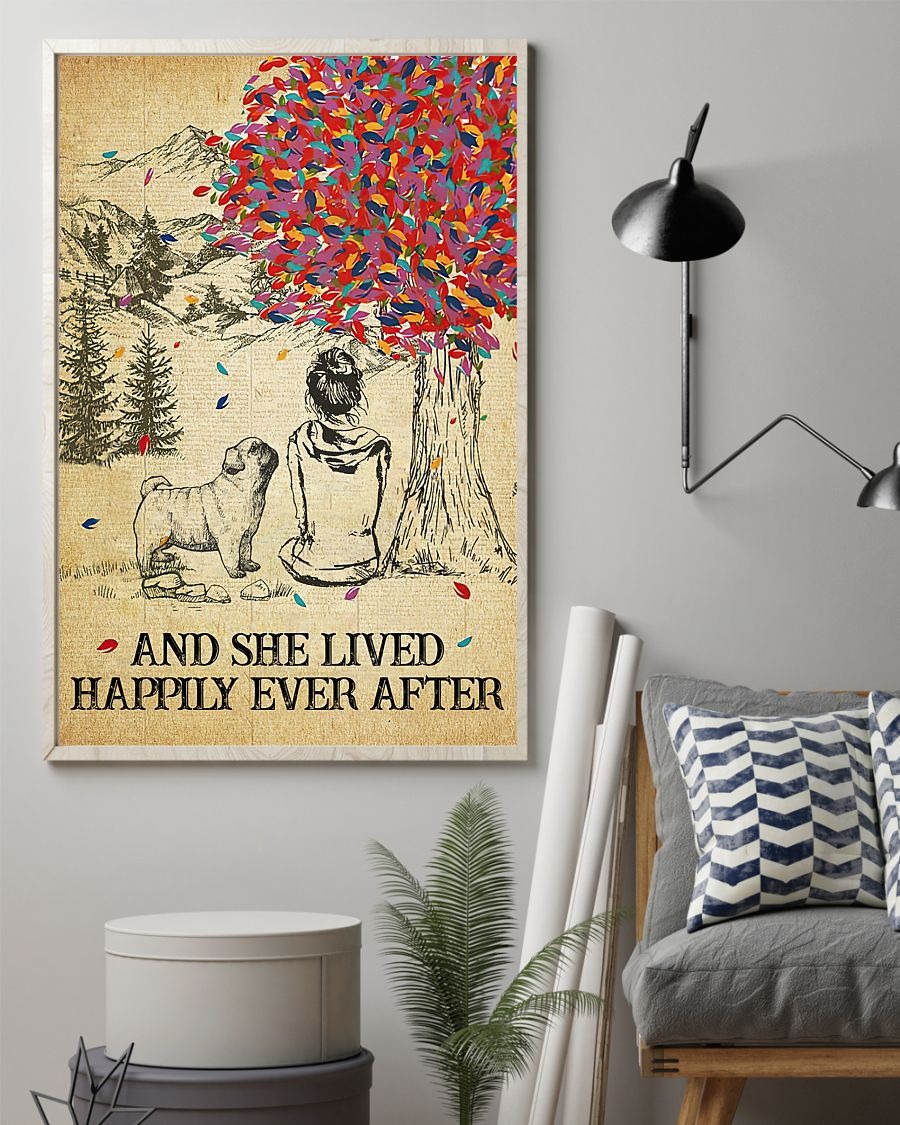 Pug and she lived happily ever after poster 1