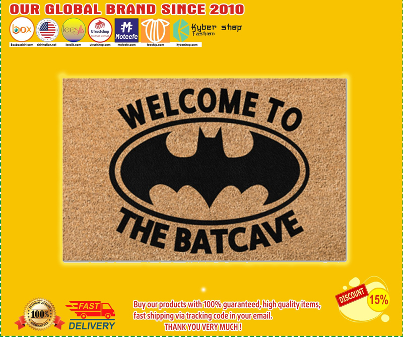 Bat man Welcome to the batcave doormat – LIMITED EDITION BBS