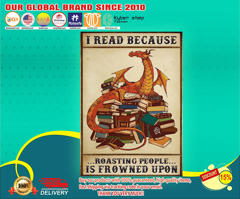 Dragon I read because roasting people is frowned upon poster 3