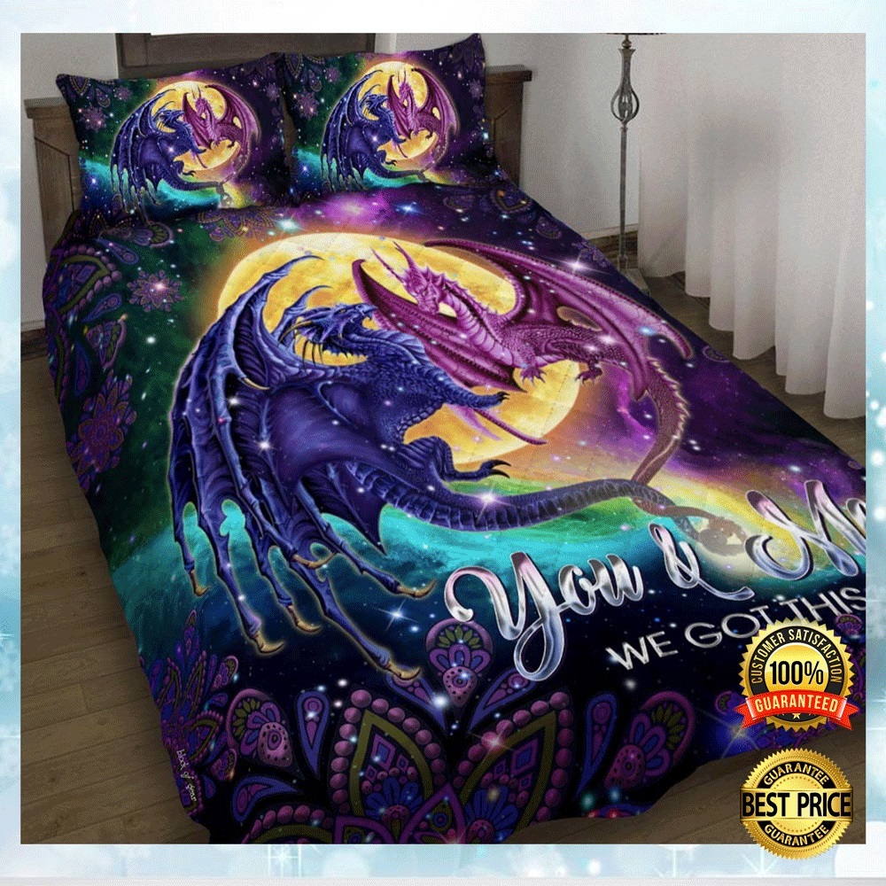 Dragon you and me we got this bedding set