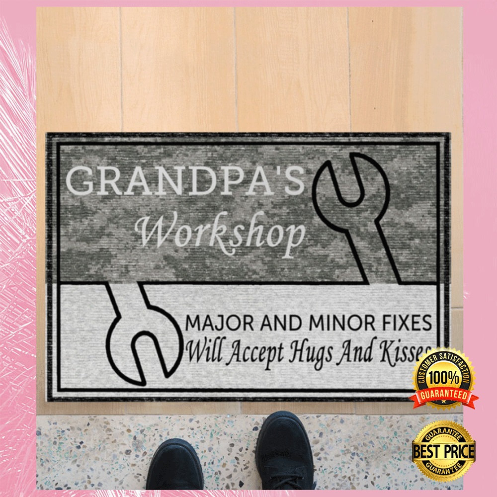 Grandpa's workshop major and minor fixer doormat1