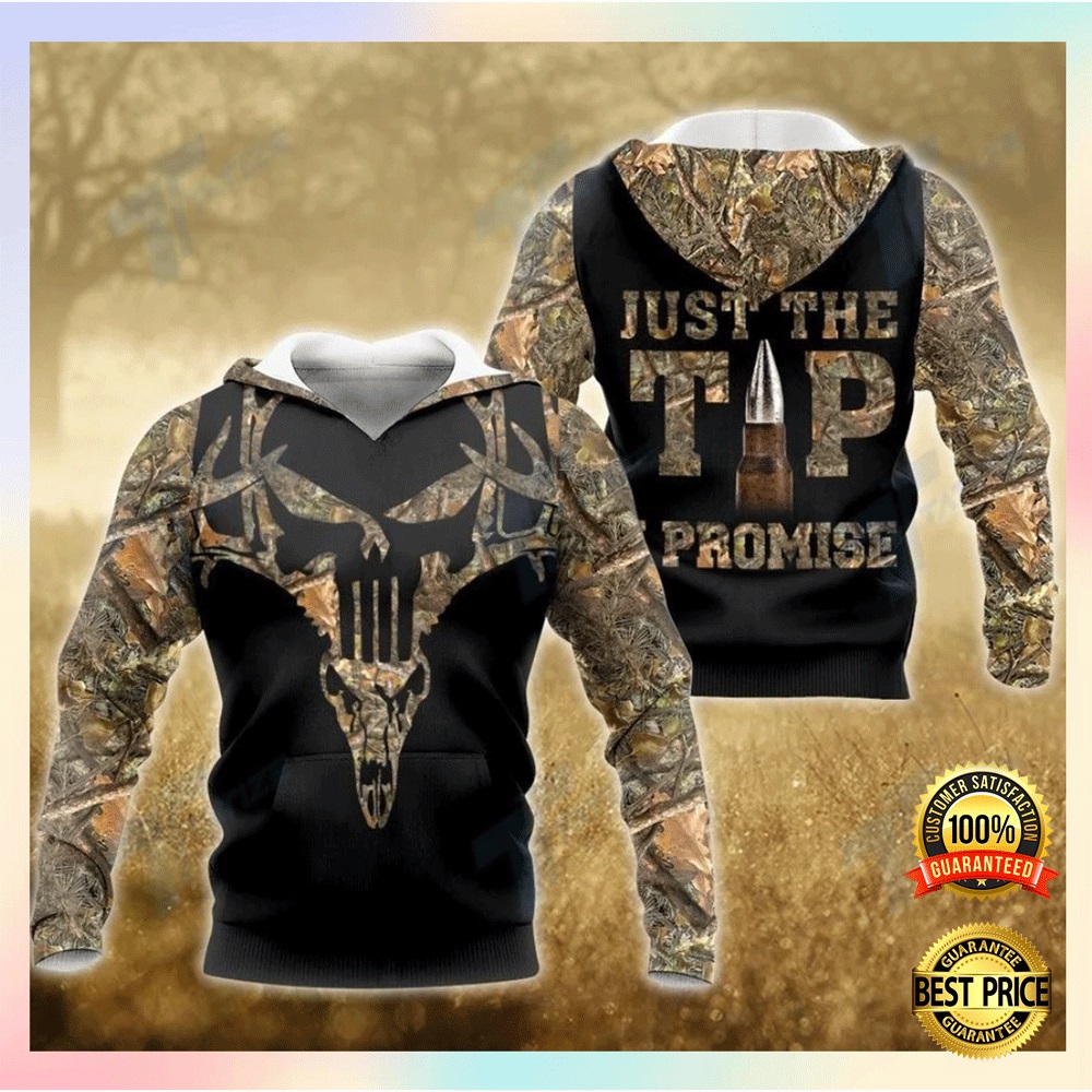 Hunting just the tip i promise all over printed 3D hoodie1