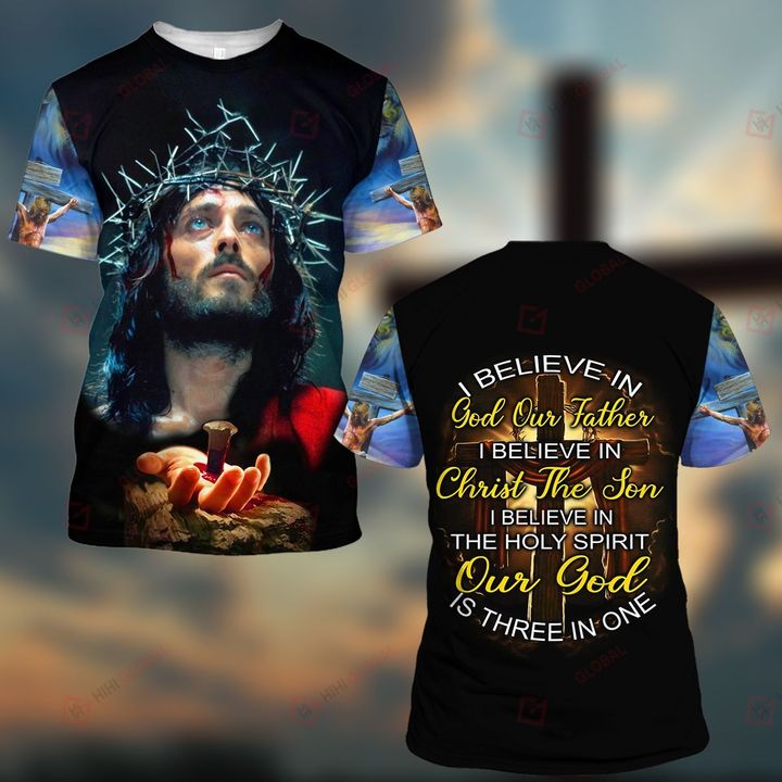 I believe in god our father i believe in christ the son 3D T-shirt