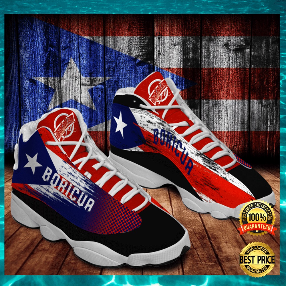 Personalized Puerto Rico flag Jordan 13 shoes1