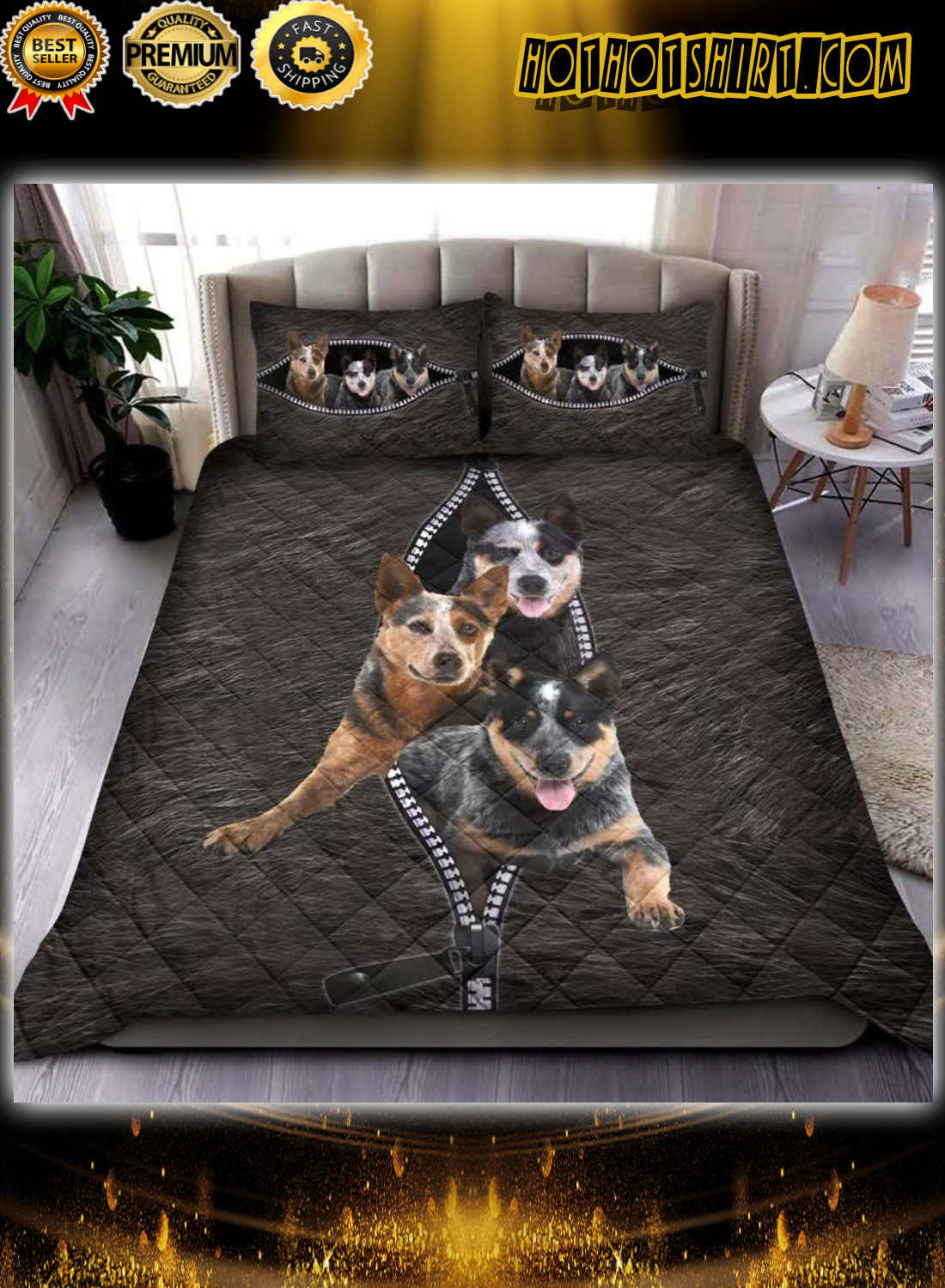 Australian Cattle Dog Bed Set