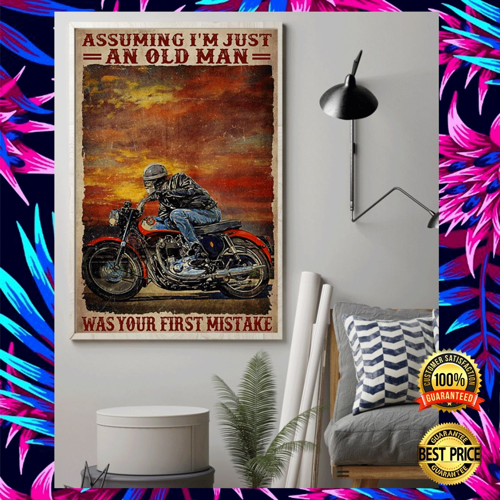Biker assuming i’m just an old man was your first mistake poster