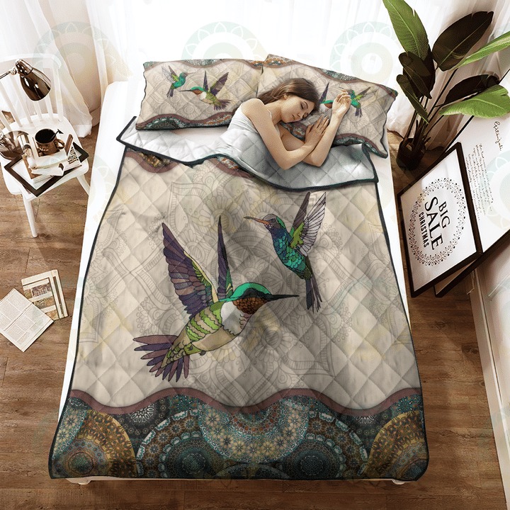 Humming bird bedding set 2