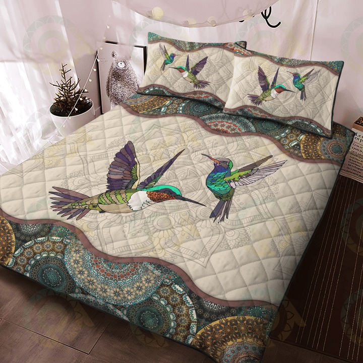 Humming bird bedding set 4