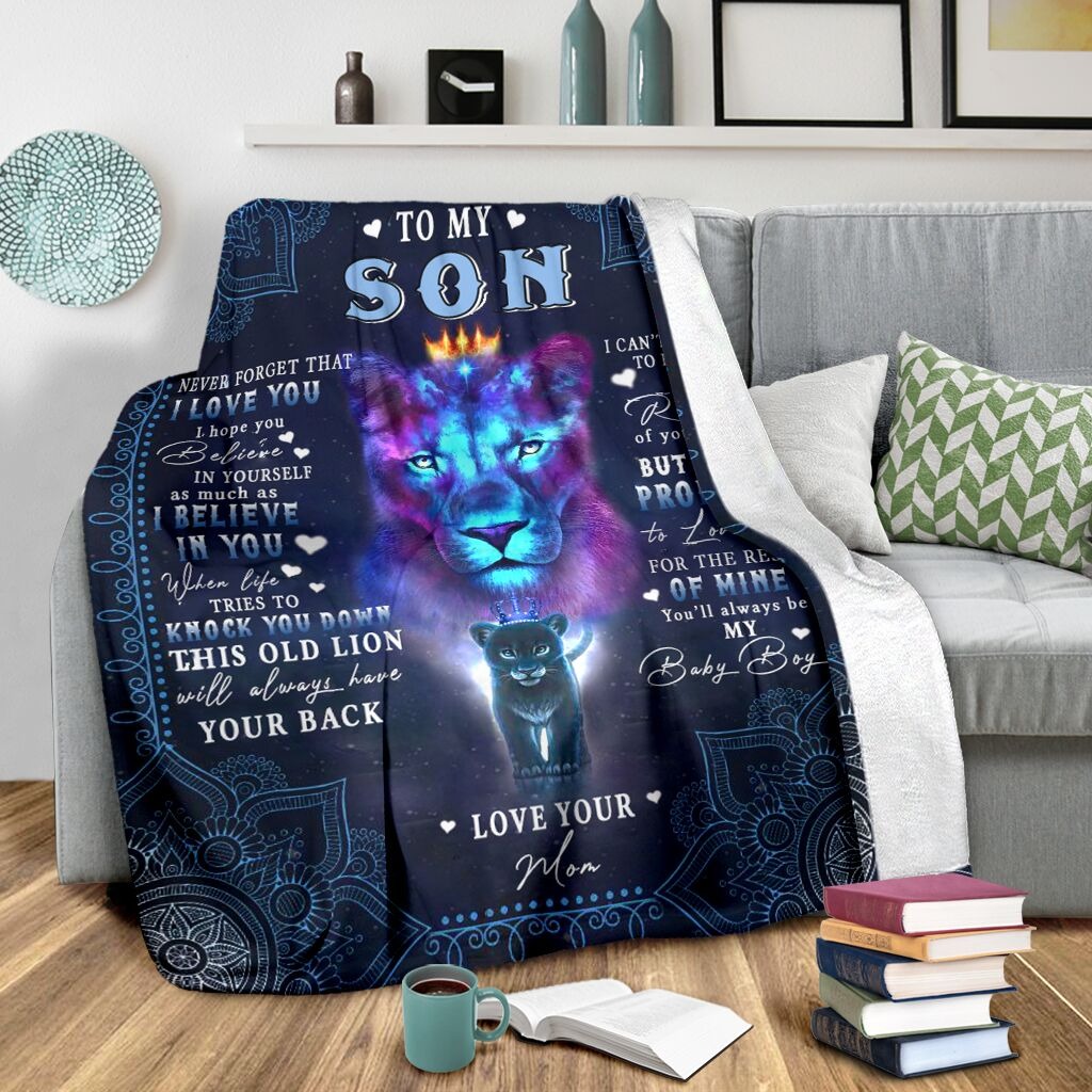 Lion To my son bedding set 2