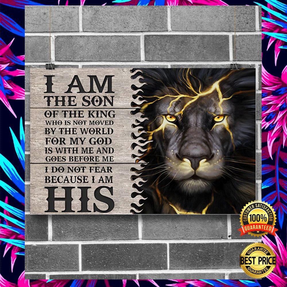 Lion i am the son of the king poster 1 (2)