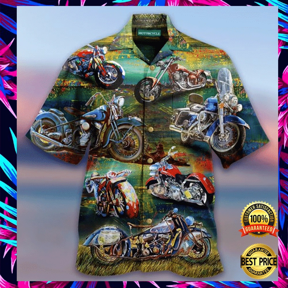 Motorcycles hawaiian shirt
