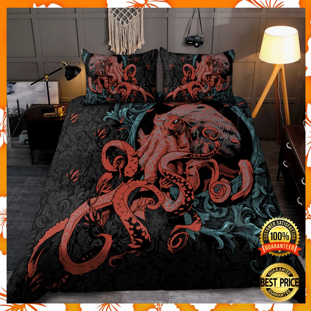 Octopus gothic style bedding set1