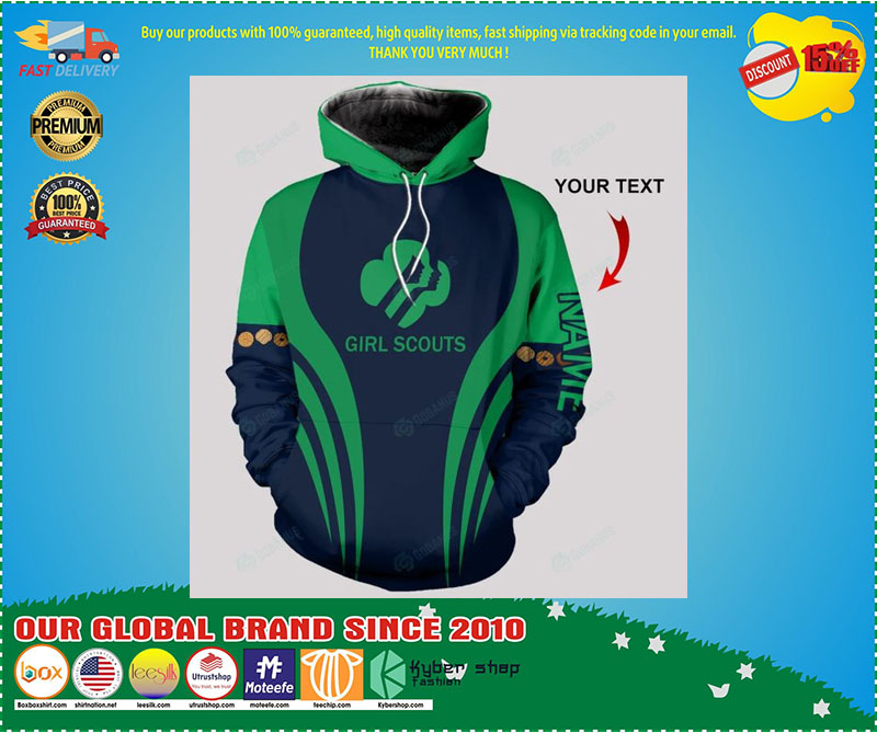 Personalized Girl Scouts 3d hoodie 2