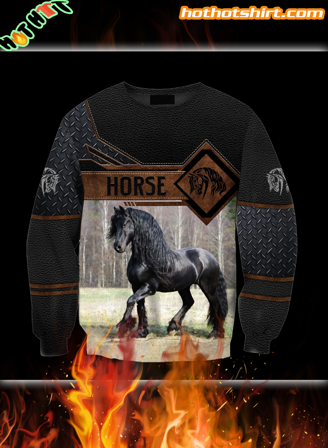 Premium Horse 3D All Over Printed Hoodie 2