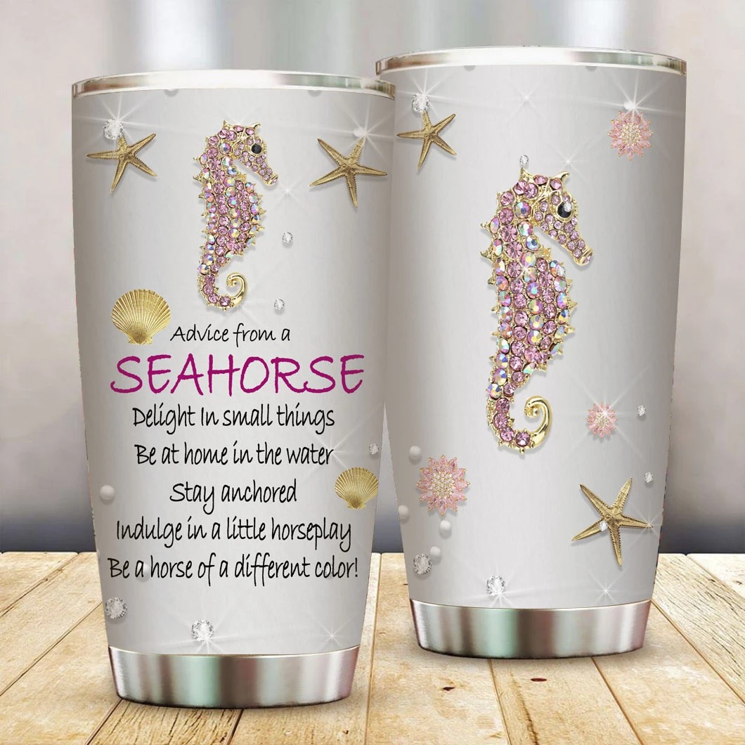 Advice from a seahorse treasures tumbler – Hothot 200321