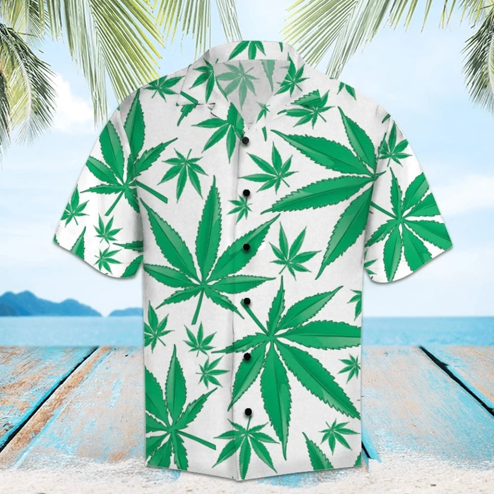 Amazing weed hawaiian aloha shirt 1