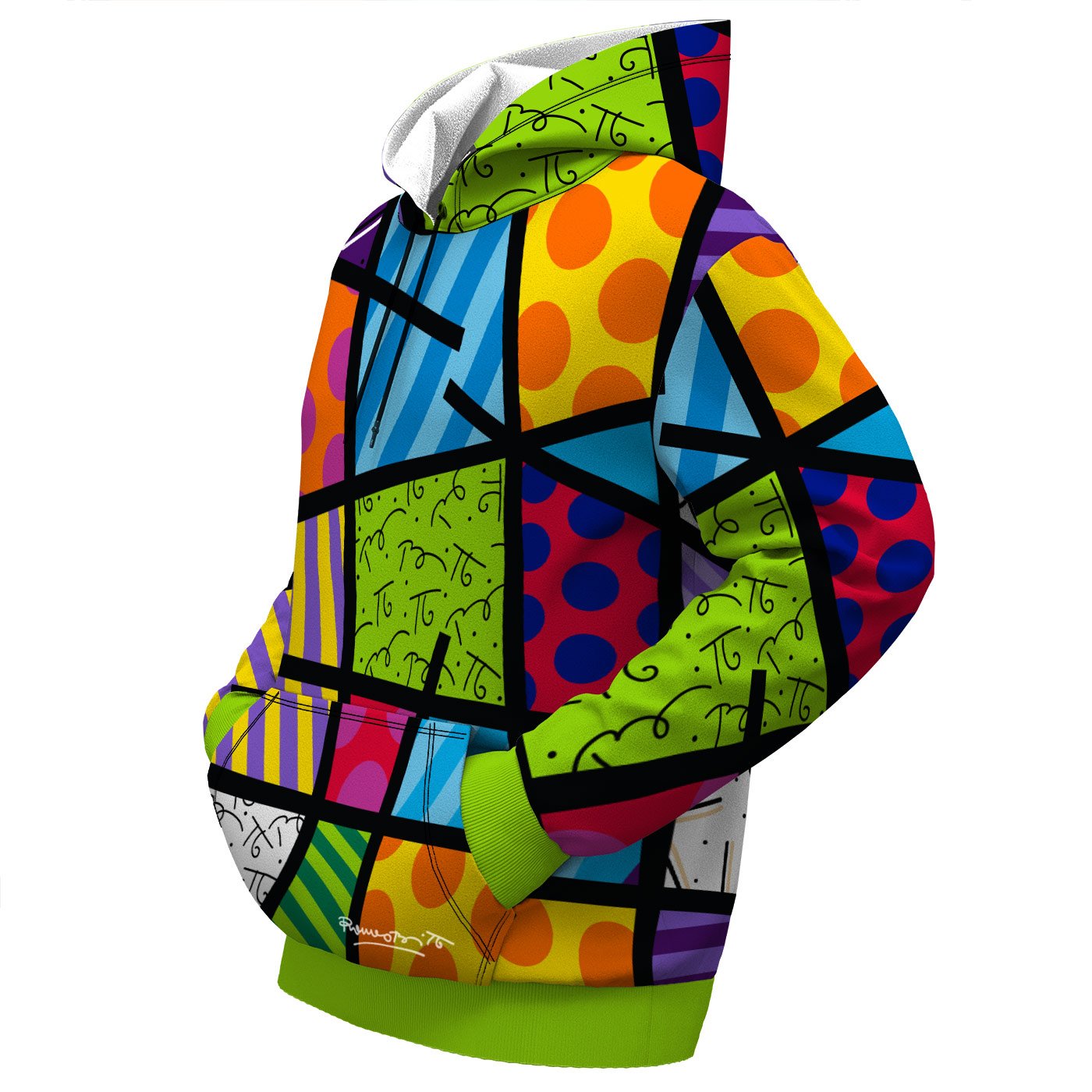 Color landscape 3d hoodie