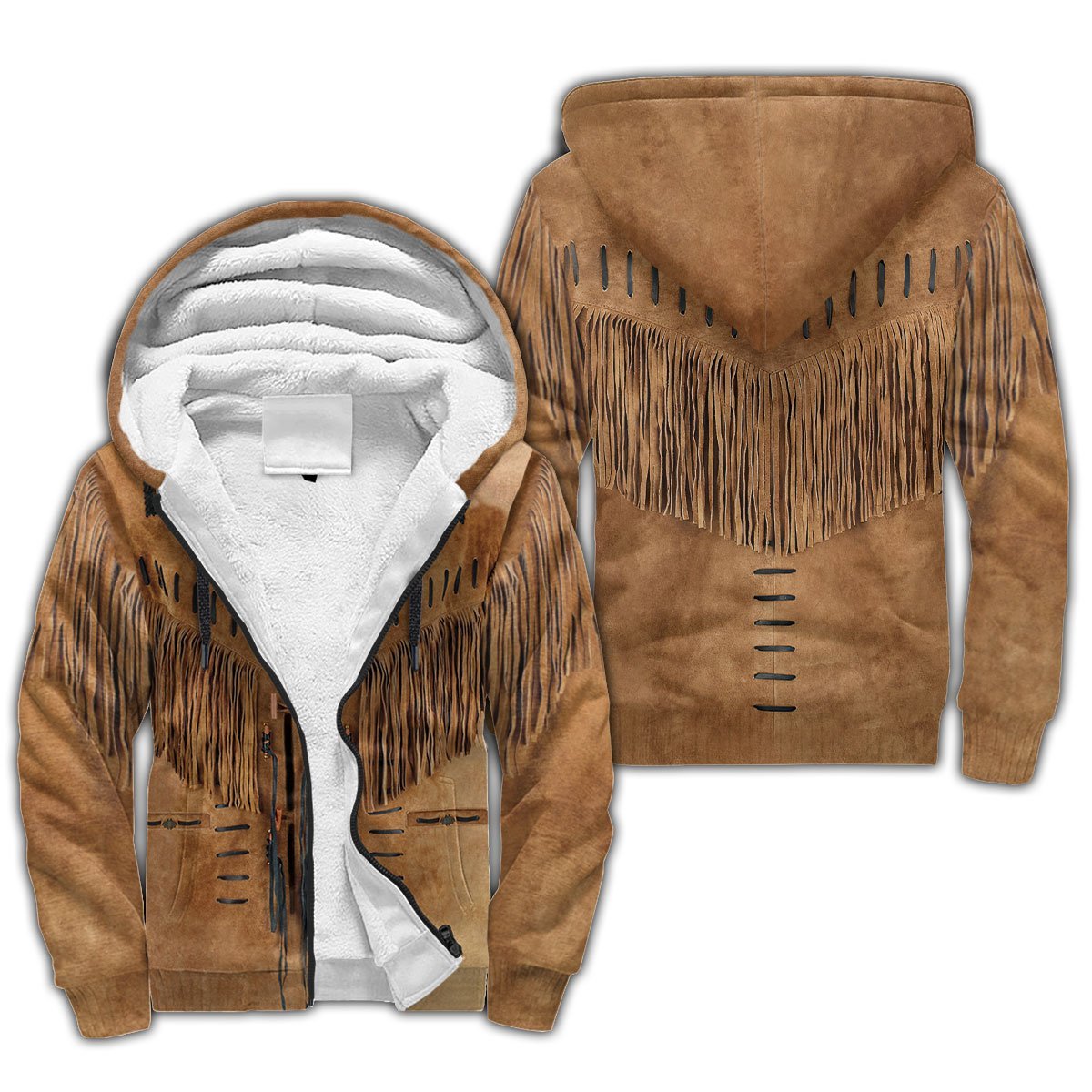 Cowboy jacket no14 cosplay 3d over printed fleece hoodie