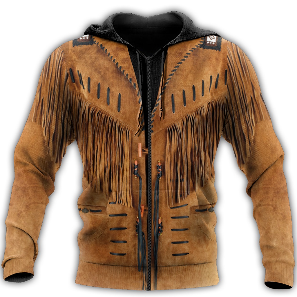 Cowboy jacket no14 cosplay 3d over printed zip hoodie