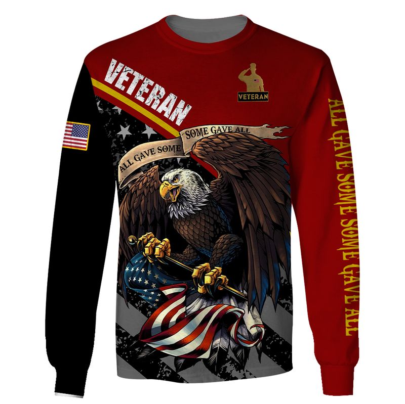 Eagle National Vietnam War Veterans Day 3d sweatshirt